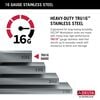 33&rdquo; Workstation&nbsp;Drop-In Top Mount&nbsp;Double&nbsp;Bowl&nbsp;16 Gauge Stainless Steel&nbsp;Kitchen Sink&nbsp;with&nbsp;WorkFlow&trade; Ledge and Accessories