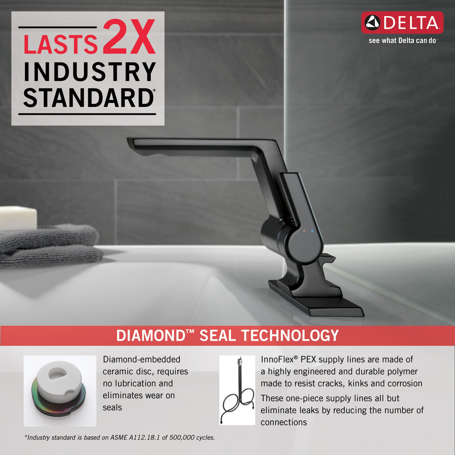 Single-Hole Bathroom Faucet (Recertified)