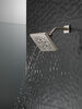 H<sub>2</sub>Okinetic&reg; 5-Setting Angular Modern Raincan Shower Head