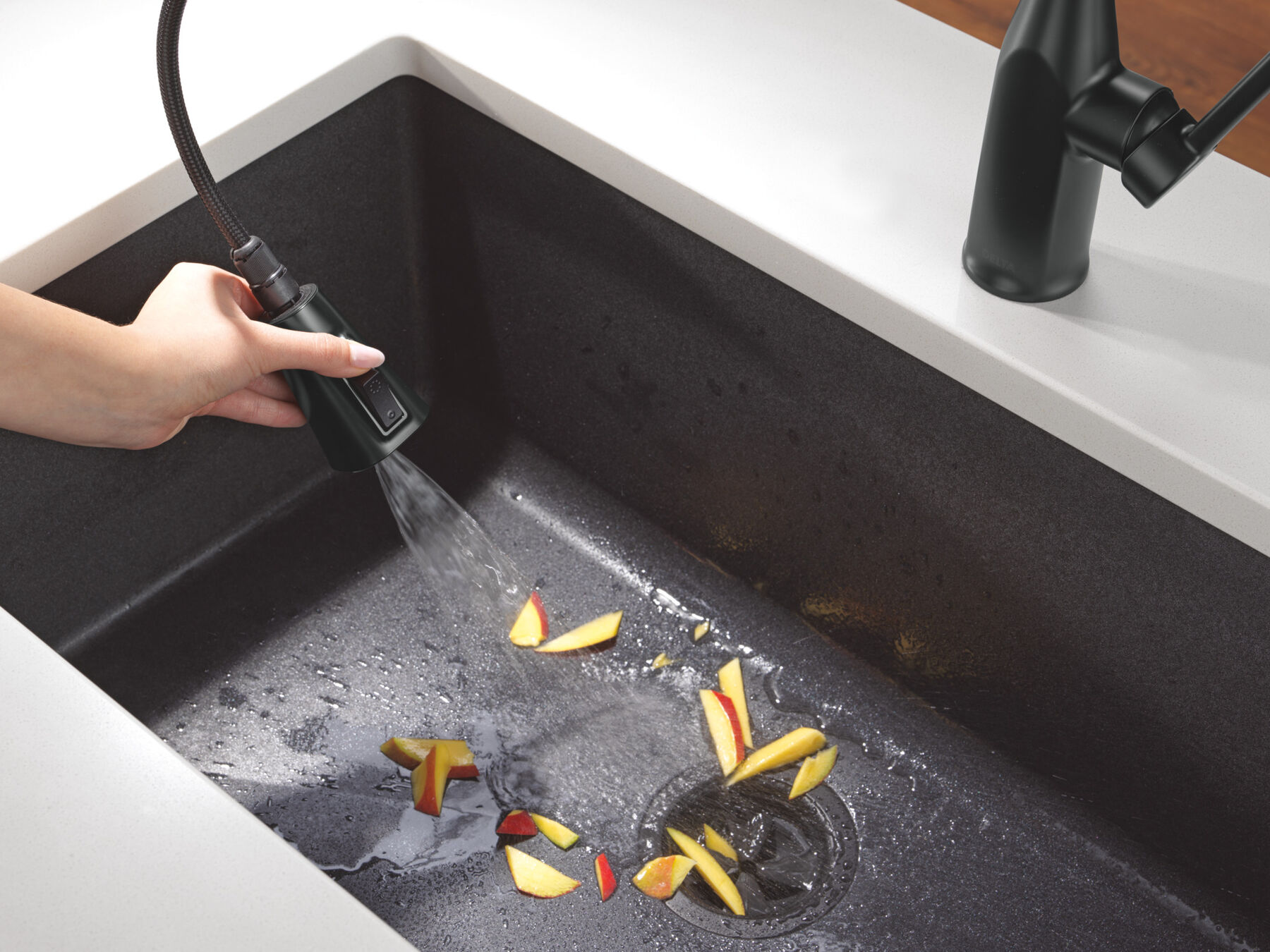 Pull-Down Kitchen 1 Handle with Soap Dispenser Bundle