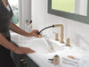 Two Handle Widespread Pull-Down Bathroom Faucet