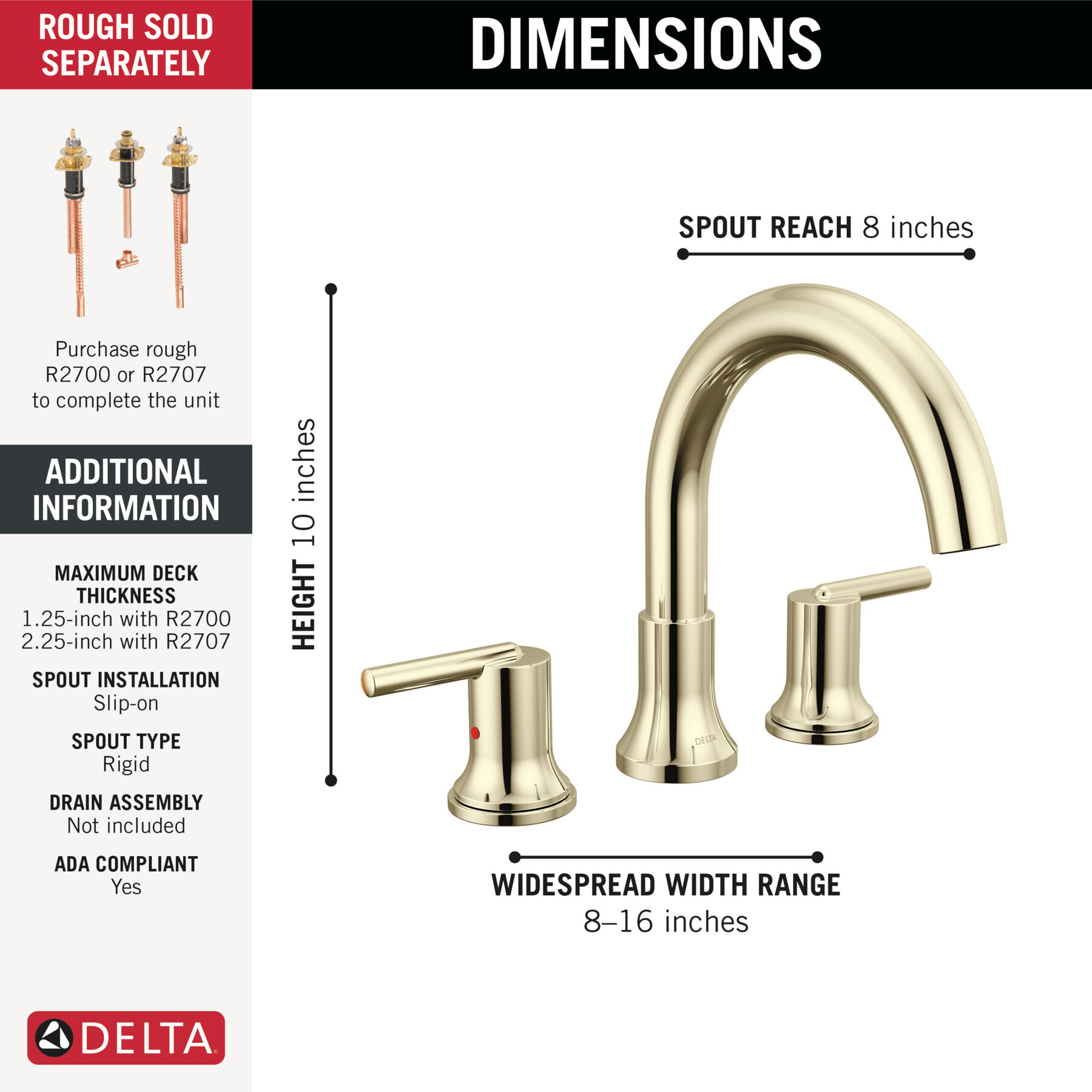 Roman Tub Faucet Trim