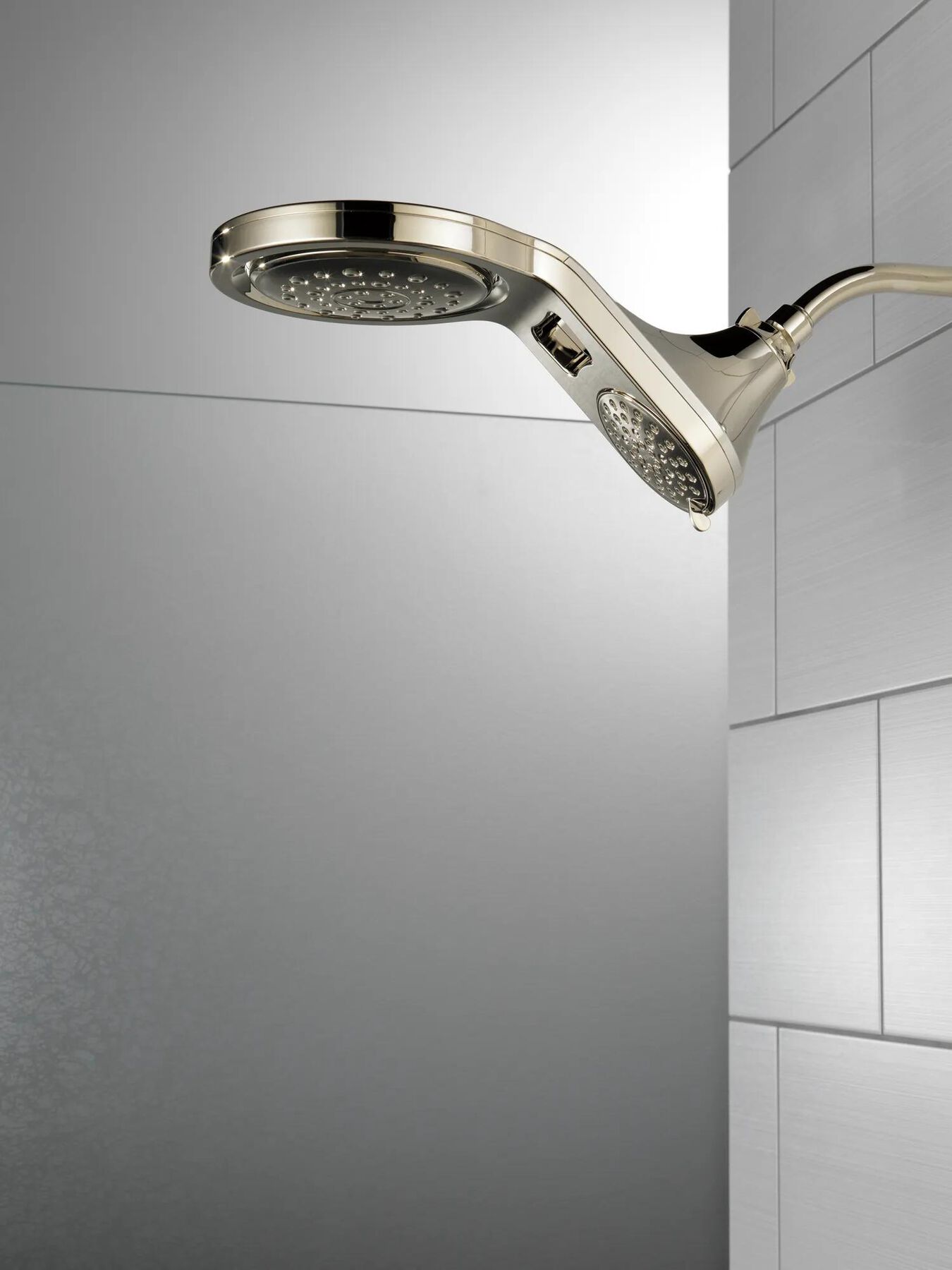 HydroRain&reg; 5-Setting Two-in-One Shower Head