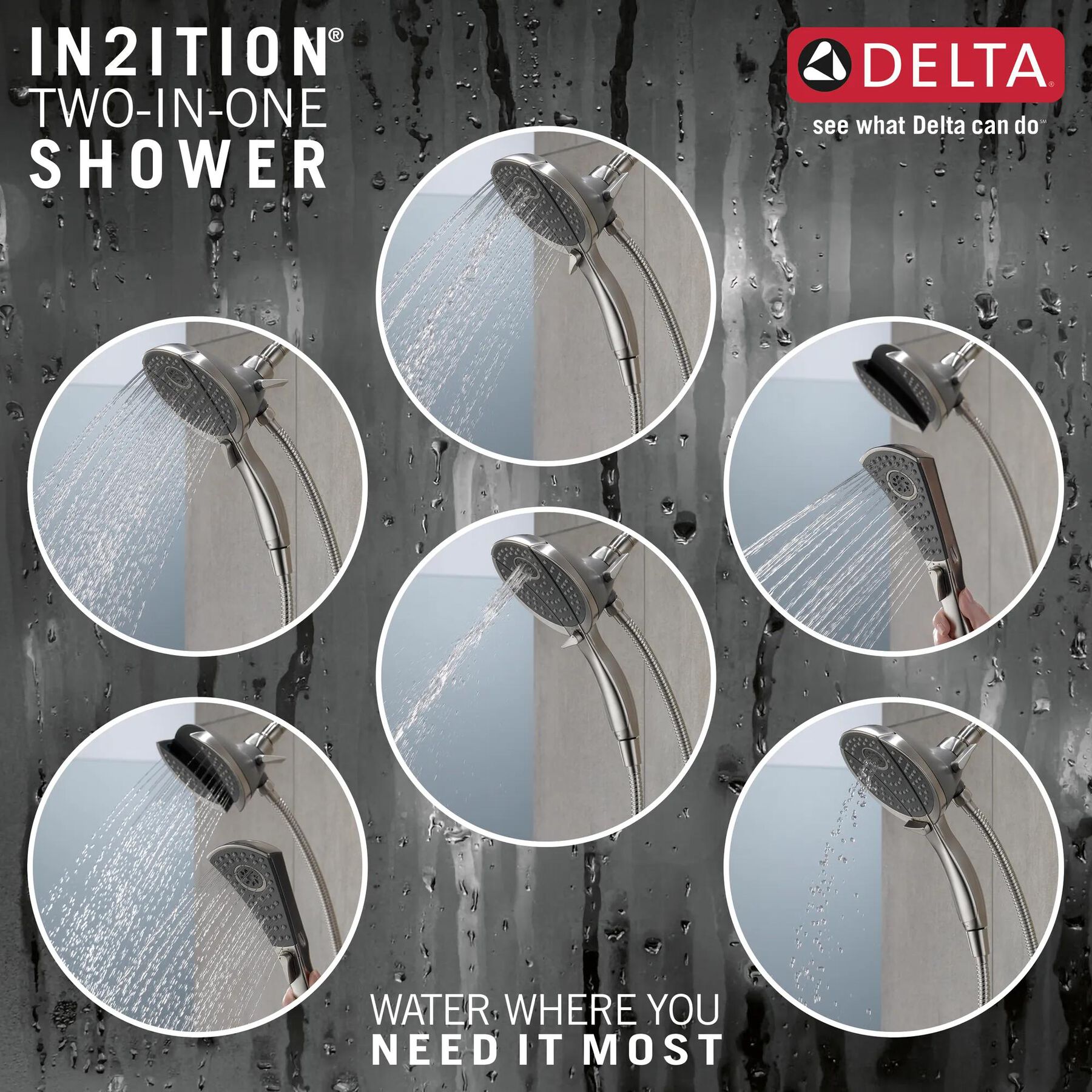 In2ition&reg; HSSH 2.5 GPM 4-Setting (Recertified)