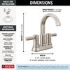 Two Handle Centerset Bathroom Faucet