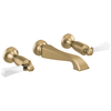 Two Handle Wall Mount Bathroom Faucet Trim Only