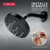 H<sub>2</sub>Okinetic&reg; Single-Setting Metal Raincan Shower Head
