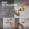 Standard Shower Filter with 6-Setting Showerhead and Mount Bundle