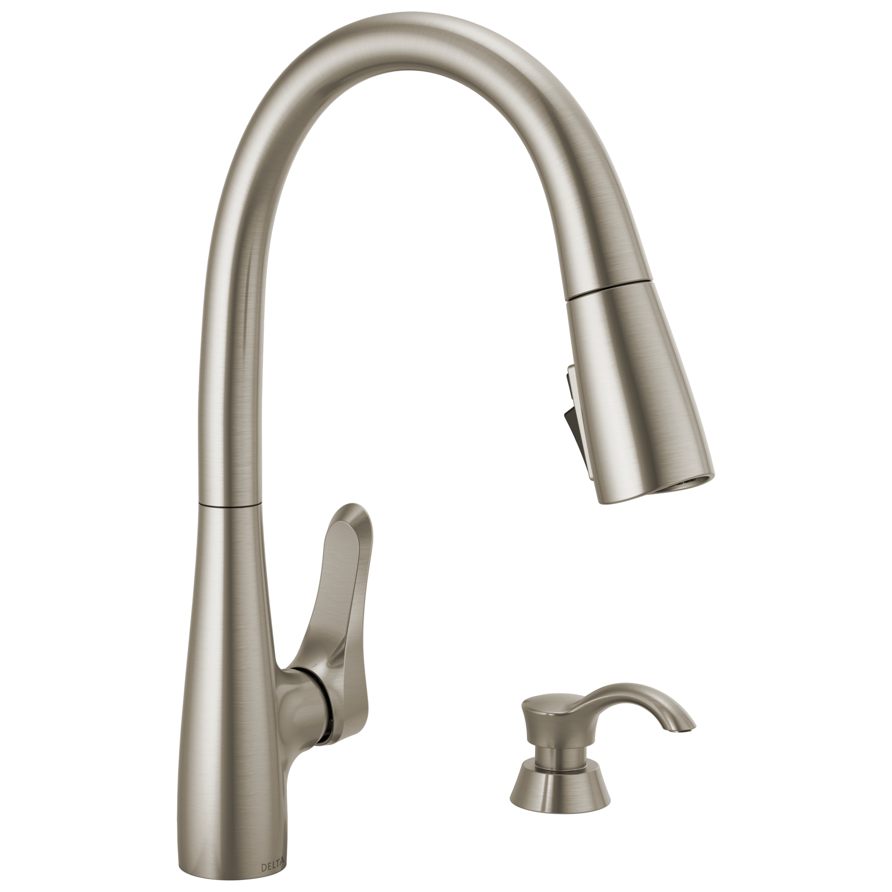 Single Handle Pull-Down Kitchen Faucet with ShieldSpray (Recertified)