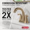 Two Handle Centerset Pull-Down Bathroom Faucet (Recertified)