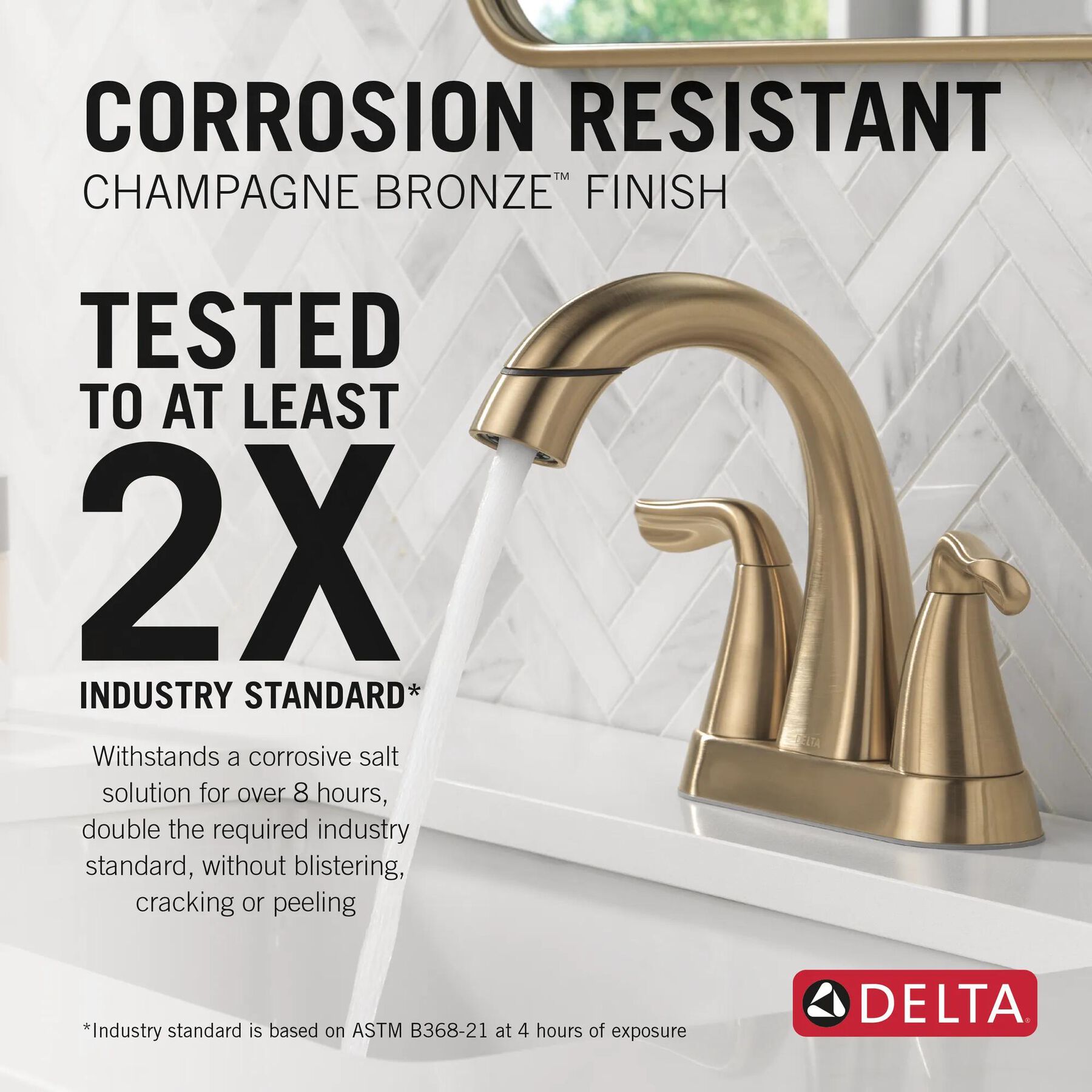 Two Handle Centerset Pull-Down Bathroom Faucet (Recertified)