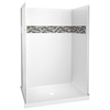 48'' x 74" x 34'' Shower Wall Set