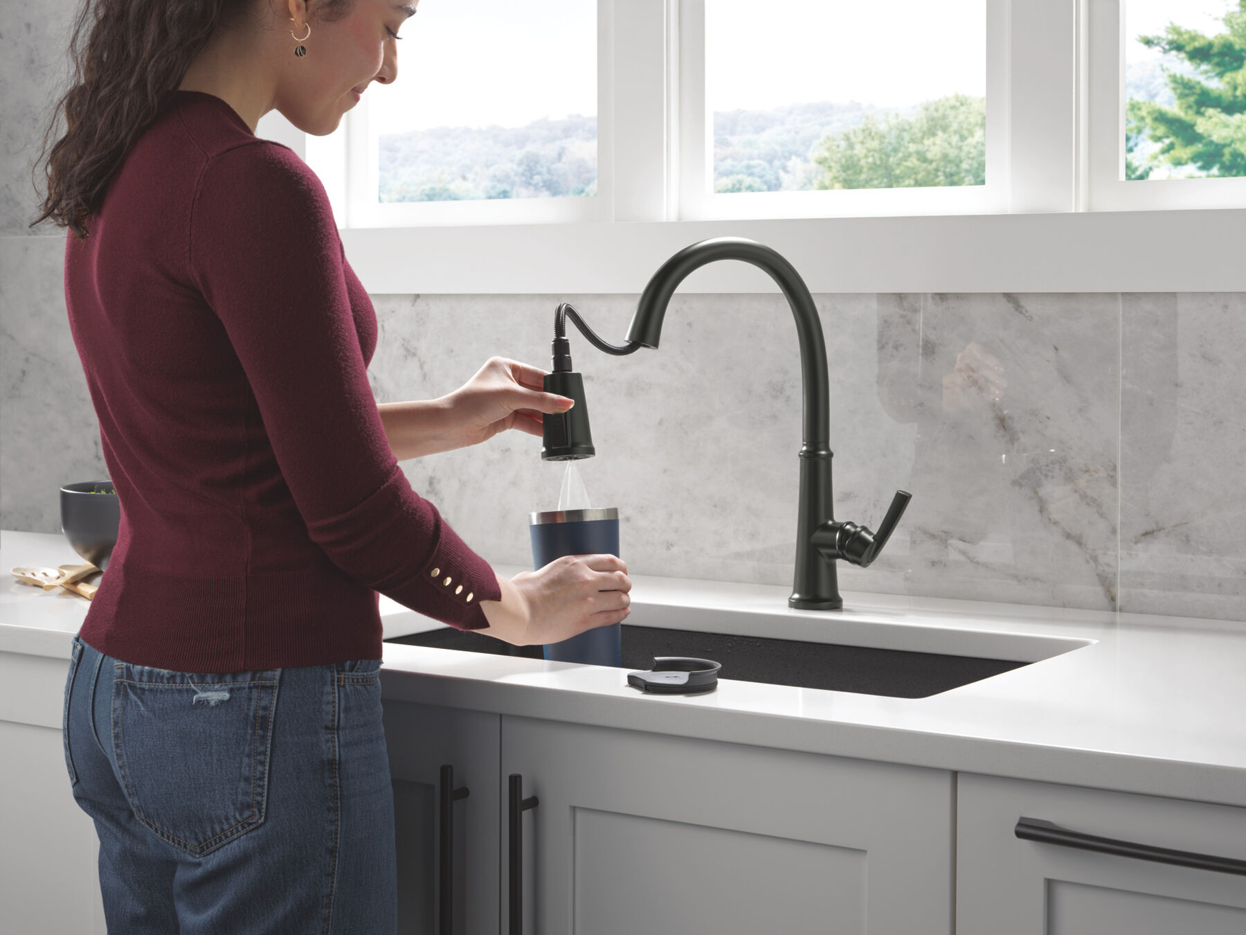 Single Handle Kitchen Pull-Down