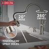 Single Handle Kitchen Pull-Down Faucet w/ Soap Dispenser