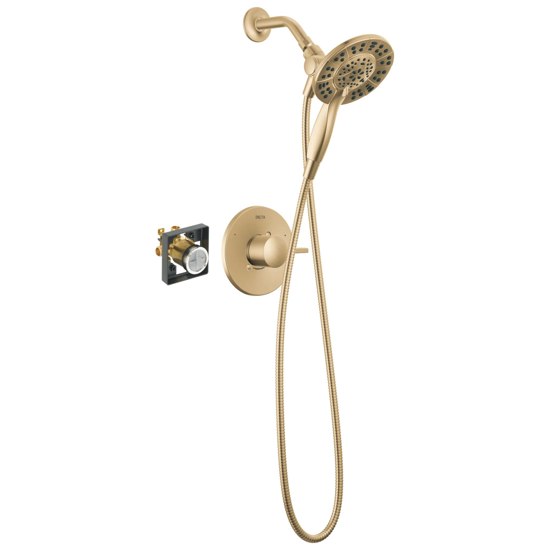 Shower Trim with High-Flow Rough Bundle