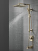 Single-Setting Metal Raincan Shower Head