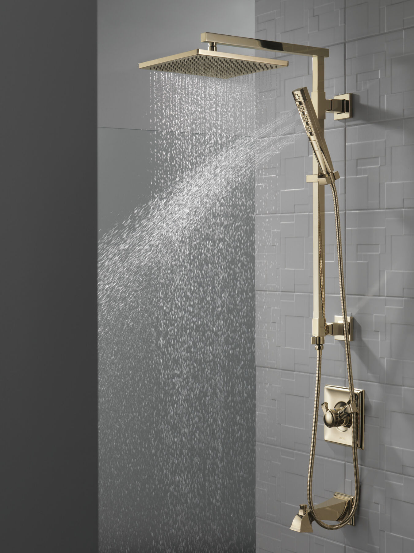 Single-Setting Metal Raincan Shower Head
