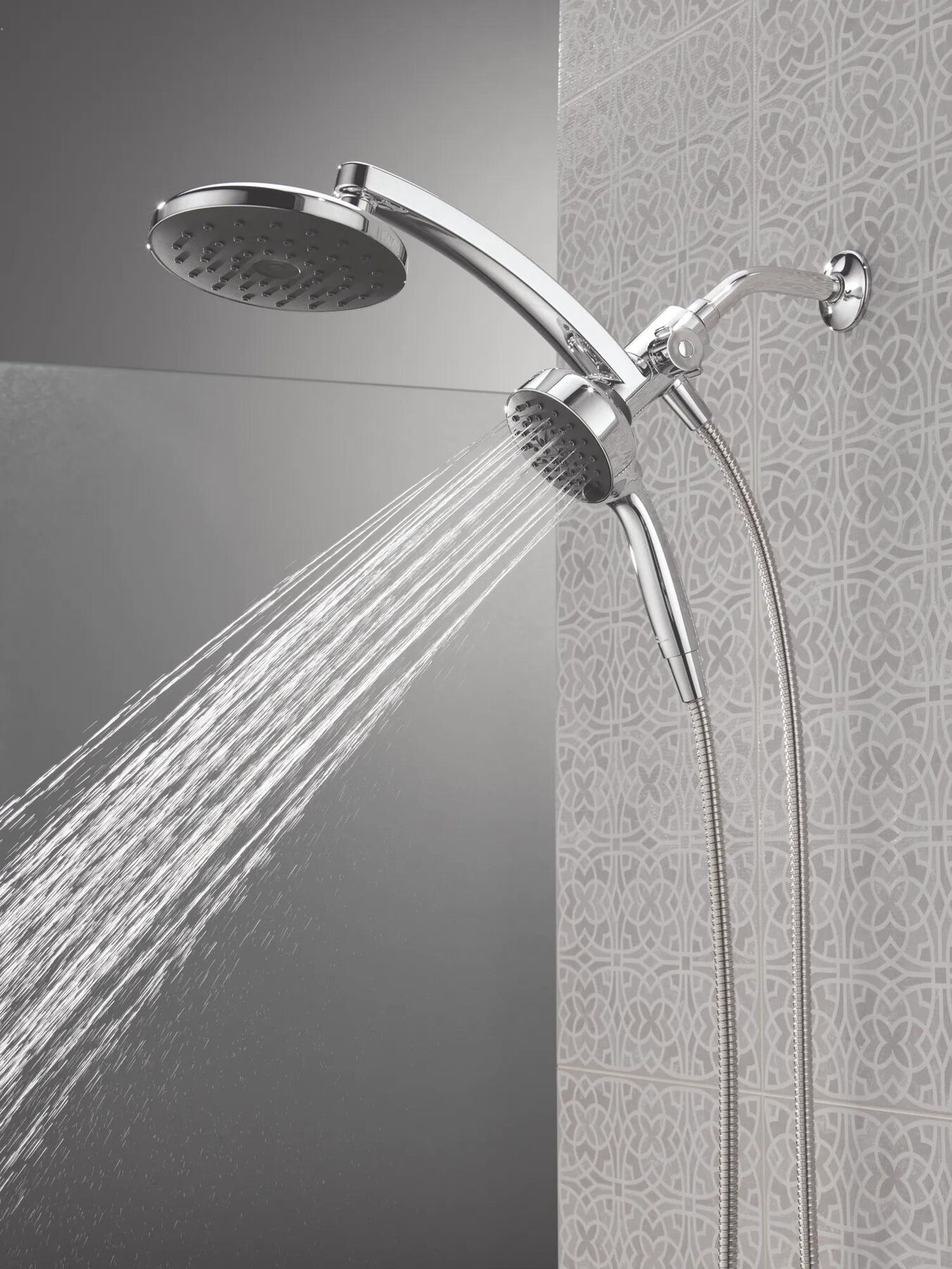 PivotPro&trade; 3-in-1 Combination Shower with TouchClean&reg; Spray Face