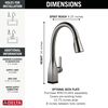 Single Handle Pull-Down Kitchen Faucet with Touch<sub>2</sub>O&reg; and ShieldSpray&reg; Technologies