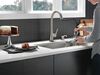 Single Handle Pull-Down Kitchen Faucet with Touch<sub>2</sub>O&reg; Technologyand Soap Dispenser (Recertified)