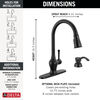 Pull-Down Kitchen 1 Handle with Soap Dispenser Bundle