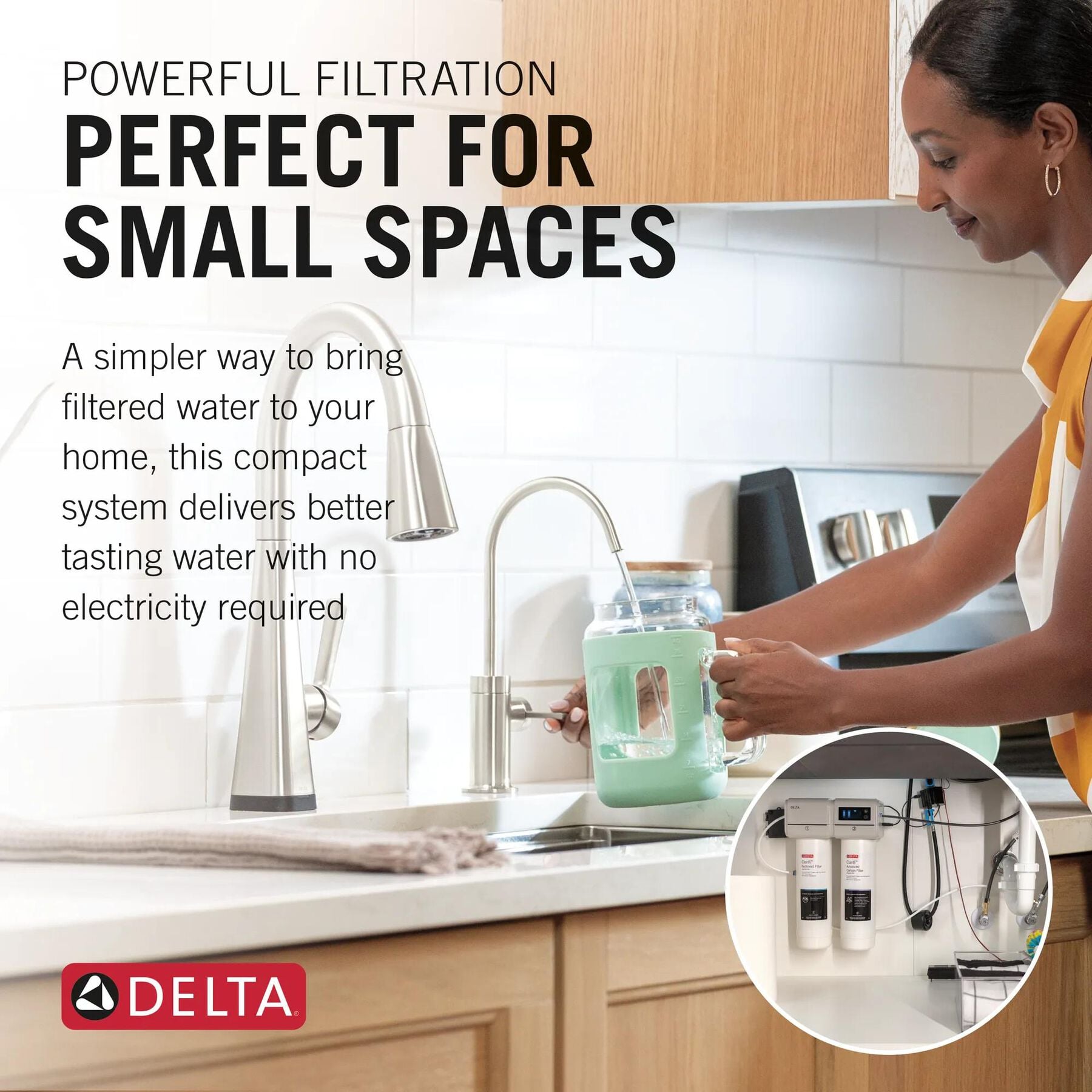 2-Stage Water Filtration System with Beverage Faucet Bundle