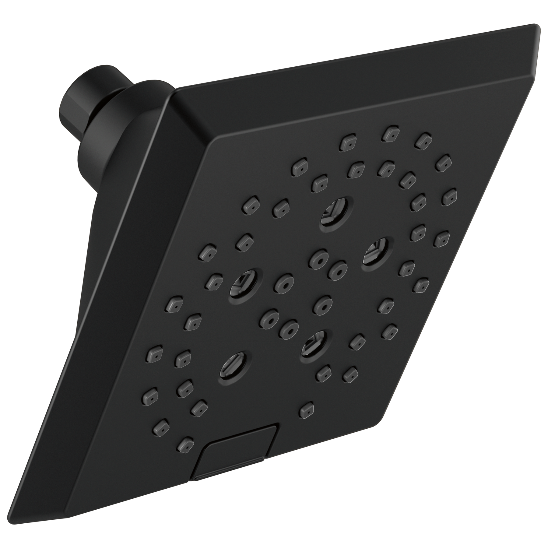 H<sub>2</sub>Okinetic&reg; 5-Setting Angular Modern Raincan Shower Head