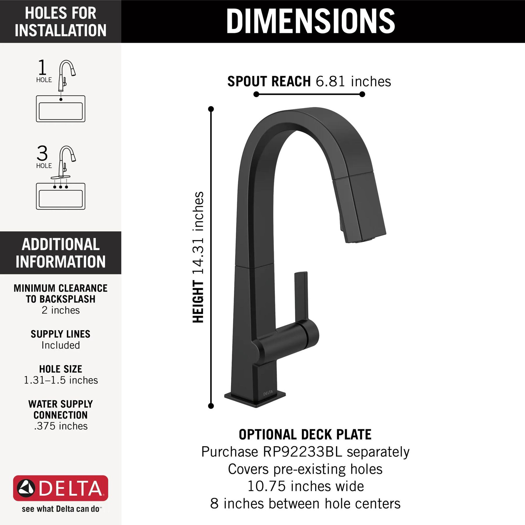 Single Handle Pull-Down Bar / Prep Faucet