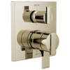 Angular Modern Monitor&reg; 17 Series Valve Trim with 6-Setting Integrated Diverter