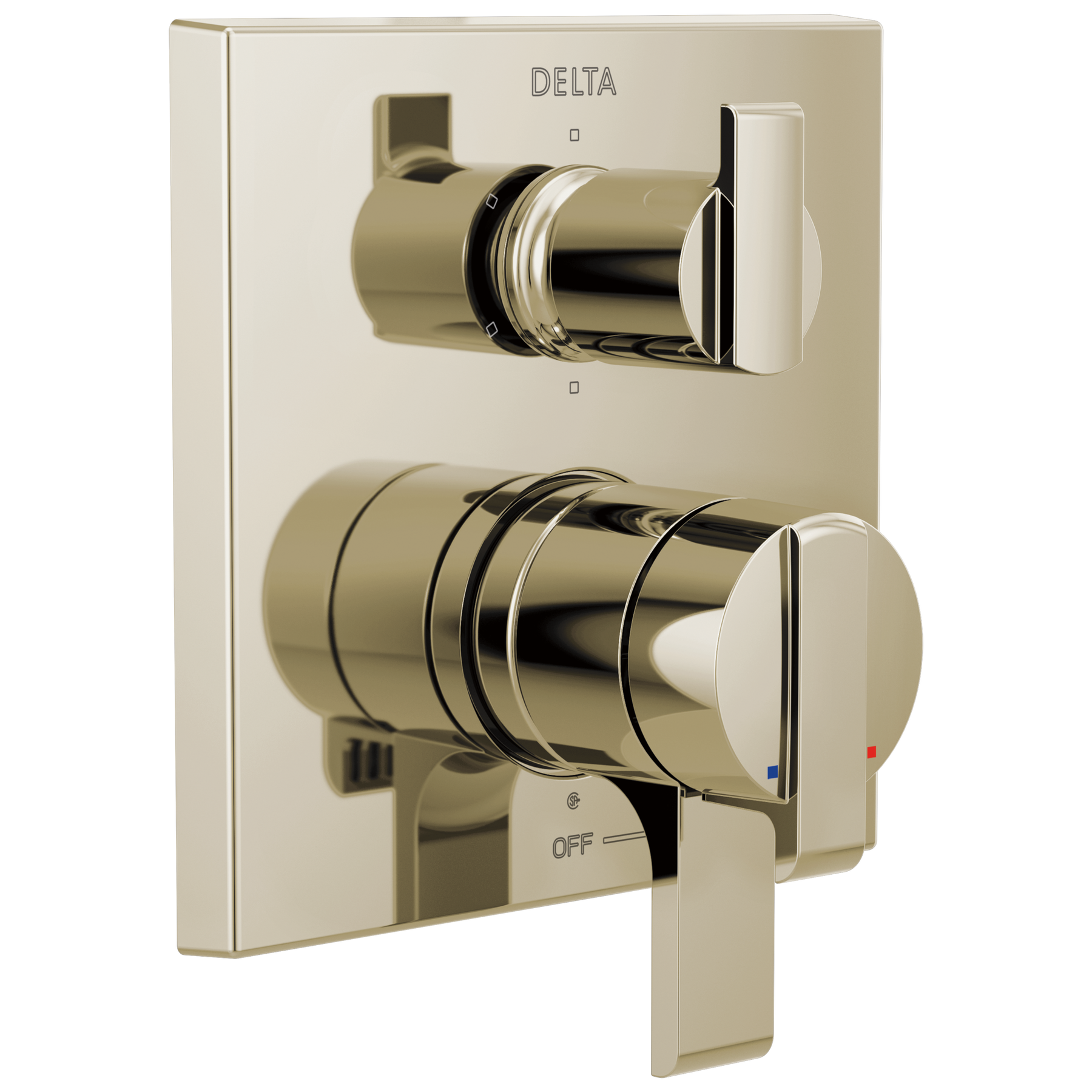 Angular Modern Monitor&reg; 17 Series Valve Trim with 6-Setting Integrated Diverter