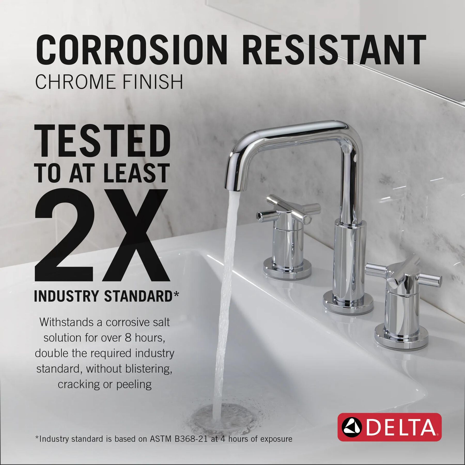 Two Handle Widespread Bathroom Faucet