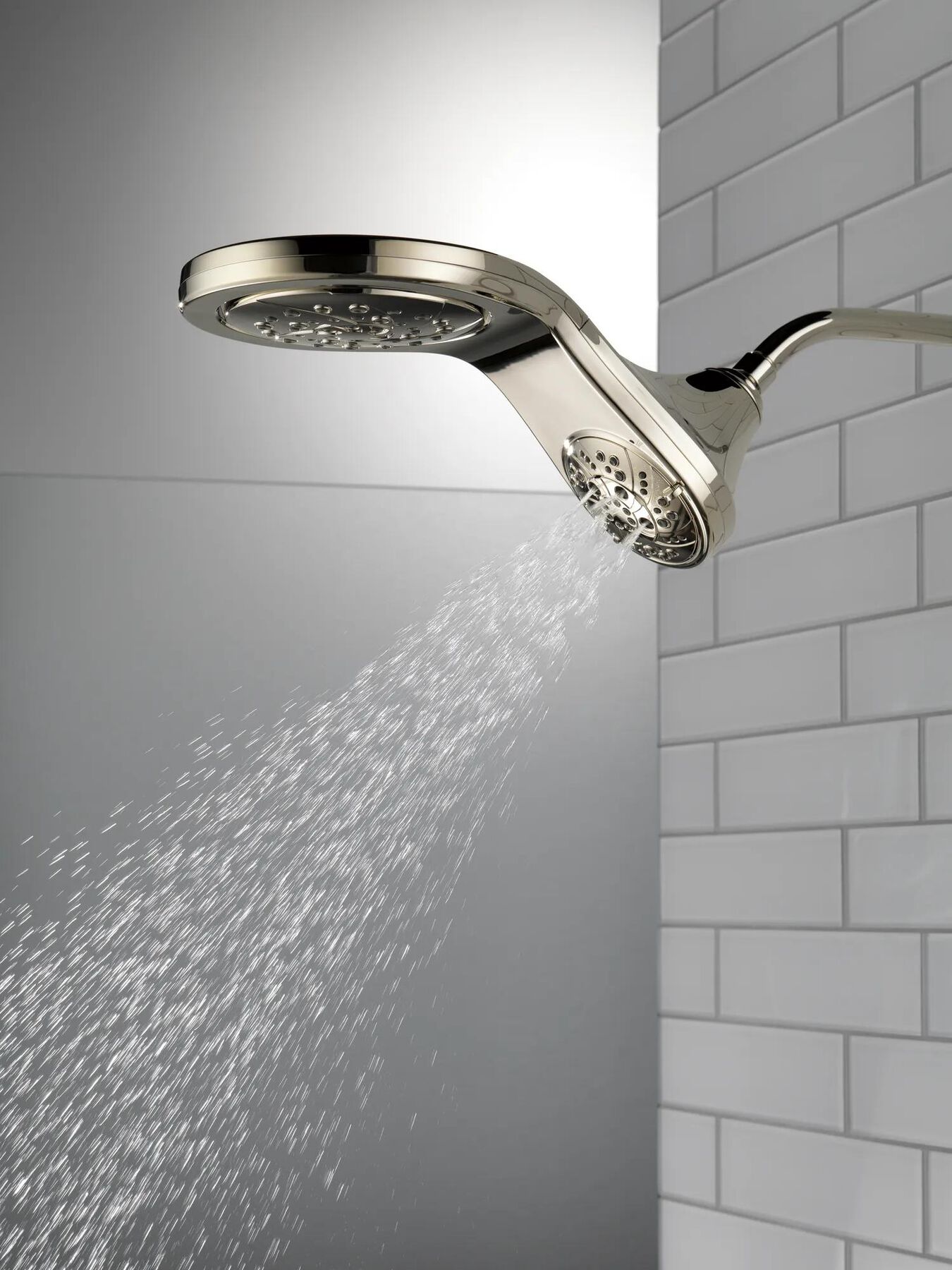 HydroRain&reg; H<sub>2</sub>Okinetic&reg; In2ition&reg; 5-Setting Two-in-One Shower