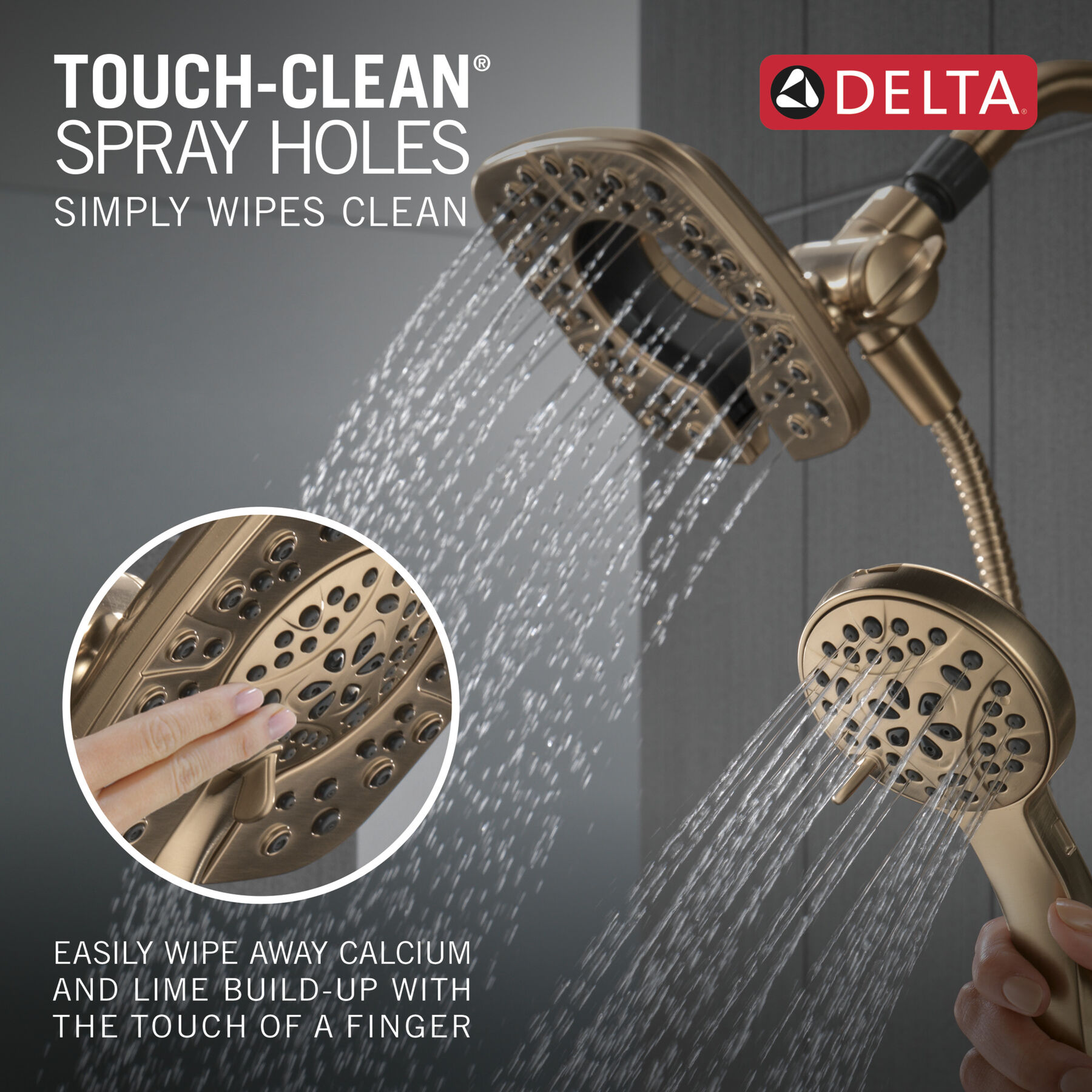 Centerset Lavatory Faucet with 14 Series Tub Shower Trim Bundle