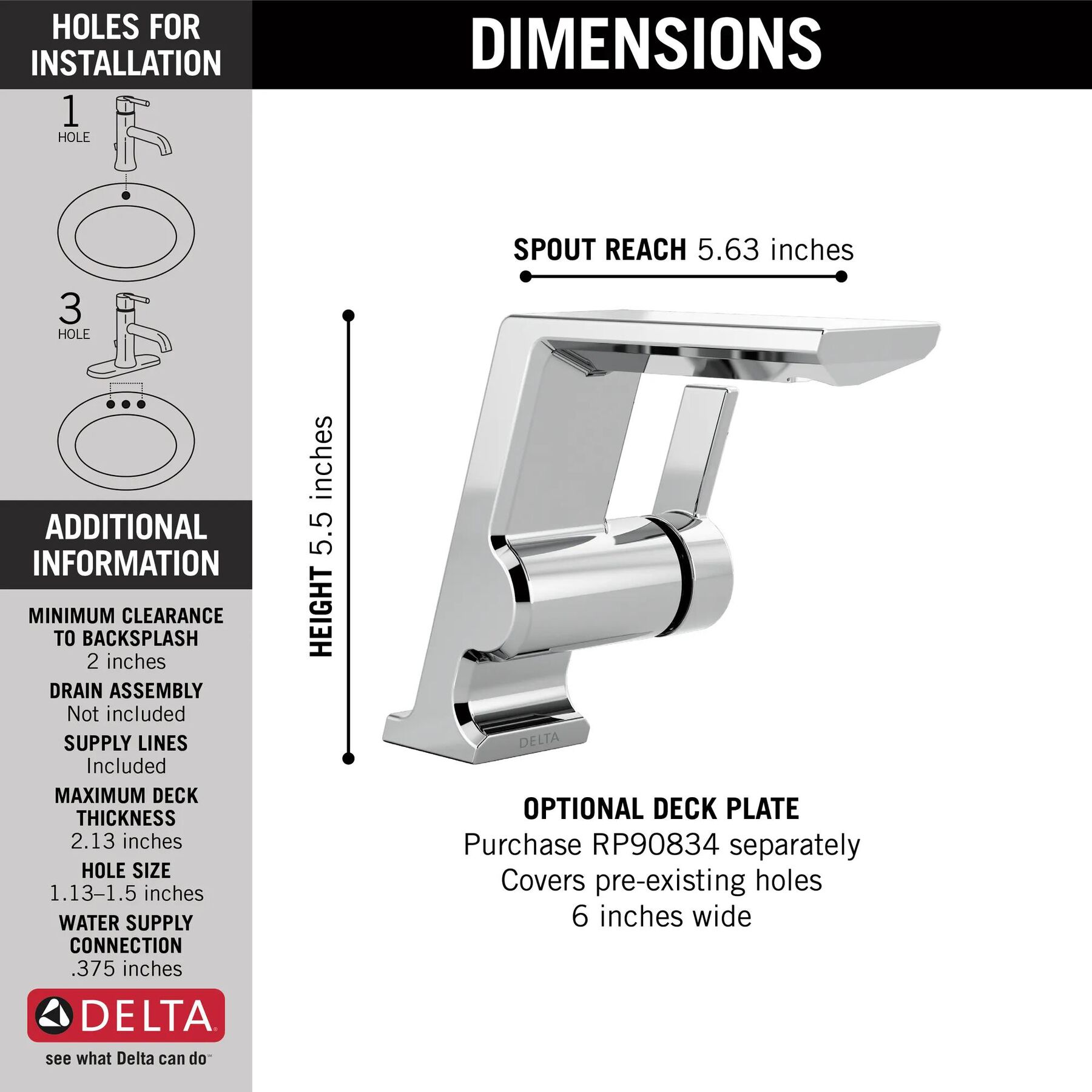 Single Handle Bathroom Faucet