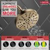 H<sub>2</sub>Okinetic&reg; 5-Setting Contemporary Raincan Shower Head (Recertified)