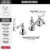 Two Handle Widespread Bathroom Faucet