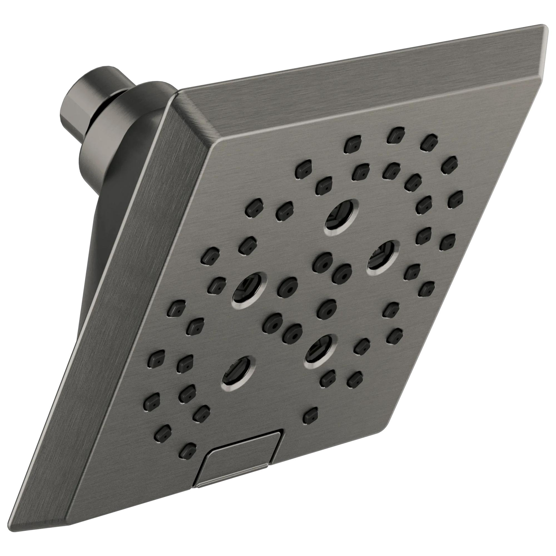 H<sub>2</sub>Okinetic&reg; 5-Setting Angular Modern Raincan Shower Head