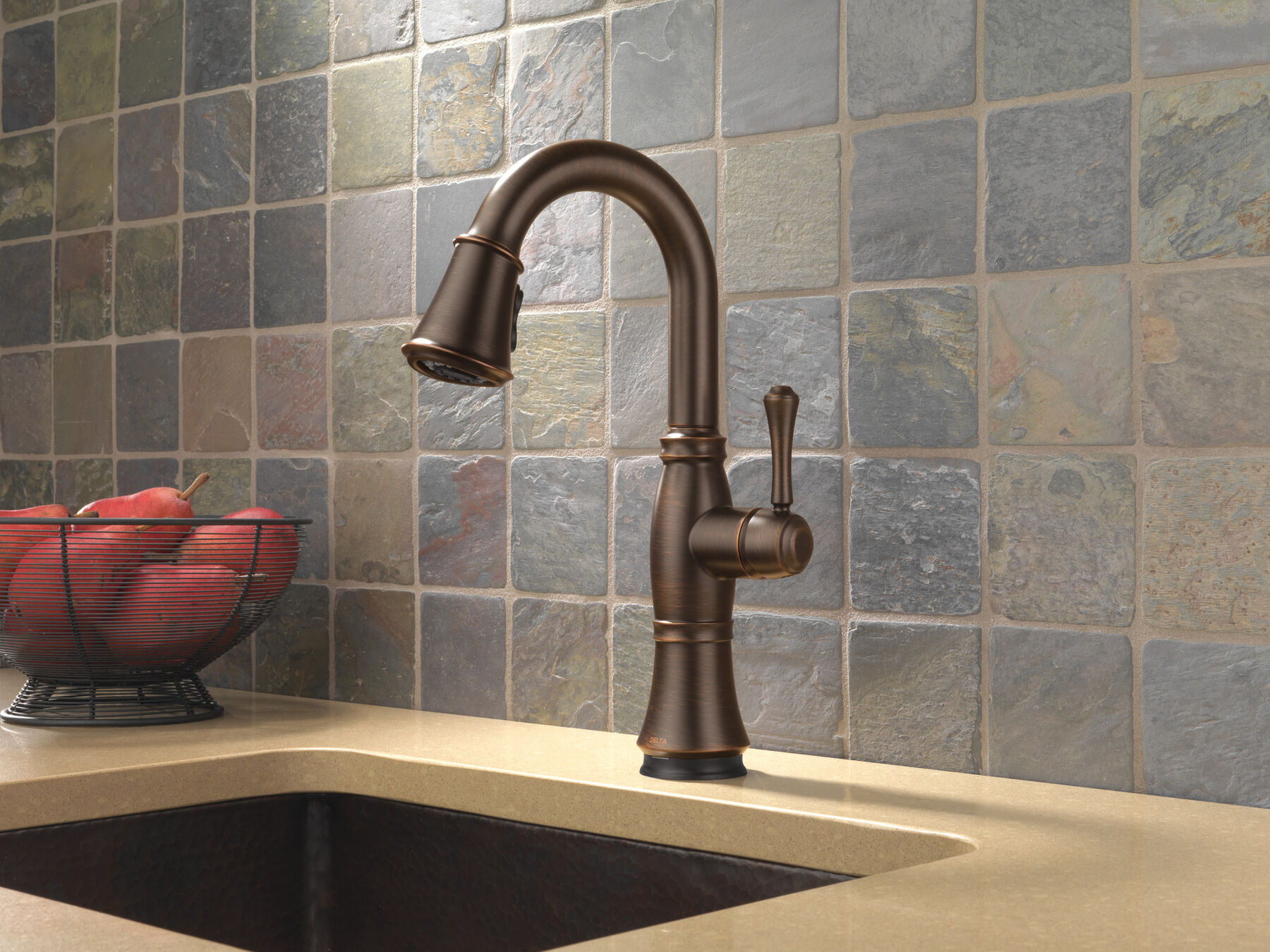 Single Handle Pull-Down Bar / Prep Faucet with Touch<sub>2</sub>O&reg; Technology