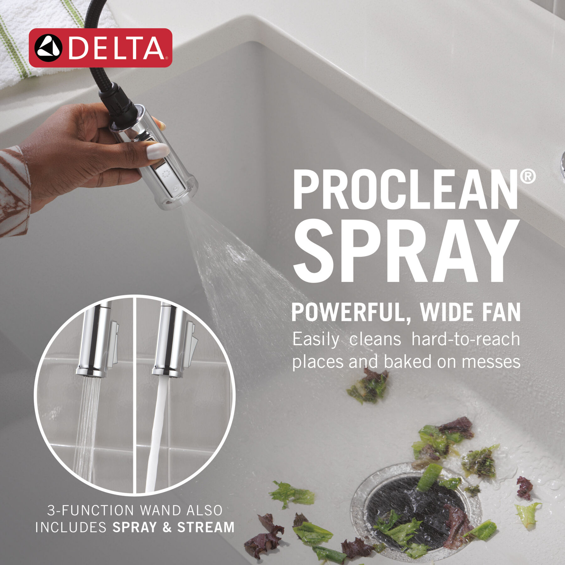 Single Handle Pull-Down Kitchen Faucet
