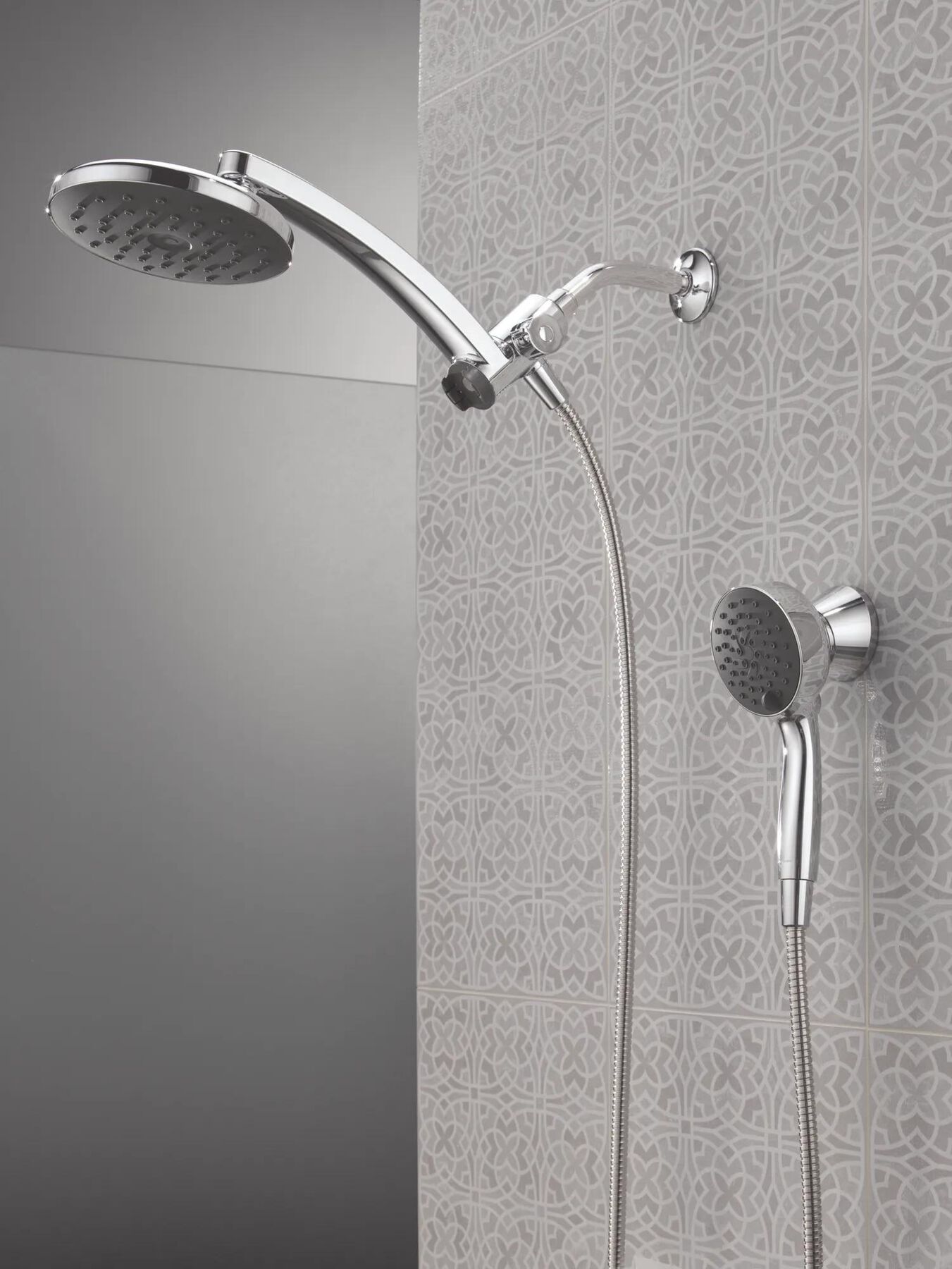PivotPro&trade; 3-in-1 Combination Shower with TouchClean&reg; Spray Face