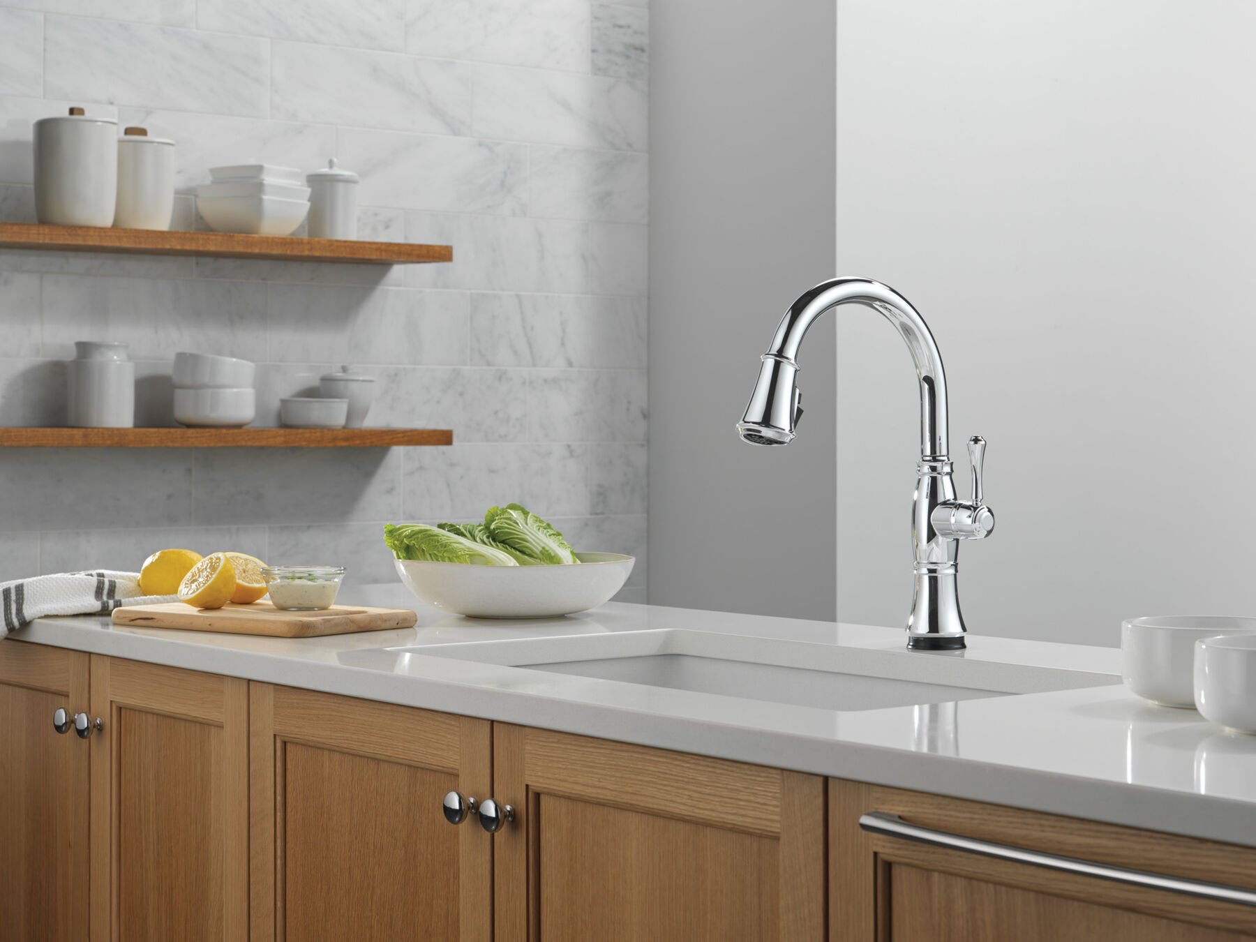 Touch<sub>2</sub>O&reg; Technology Kitchen Faucet with Touchless Technology