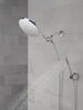 Adjustable Raincan Shower Head with Hand Shower