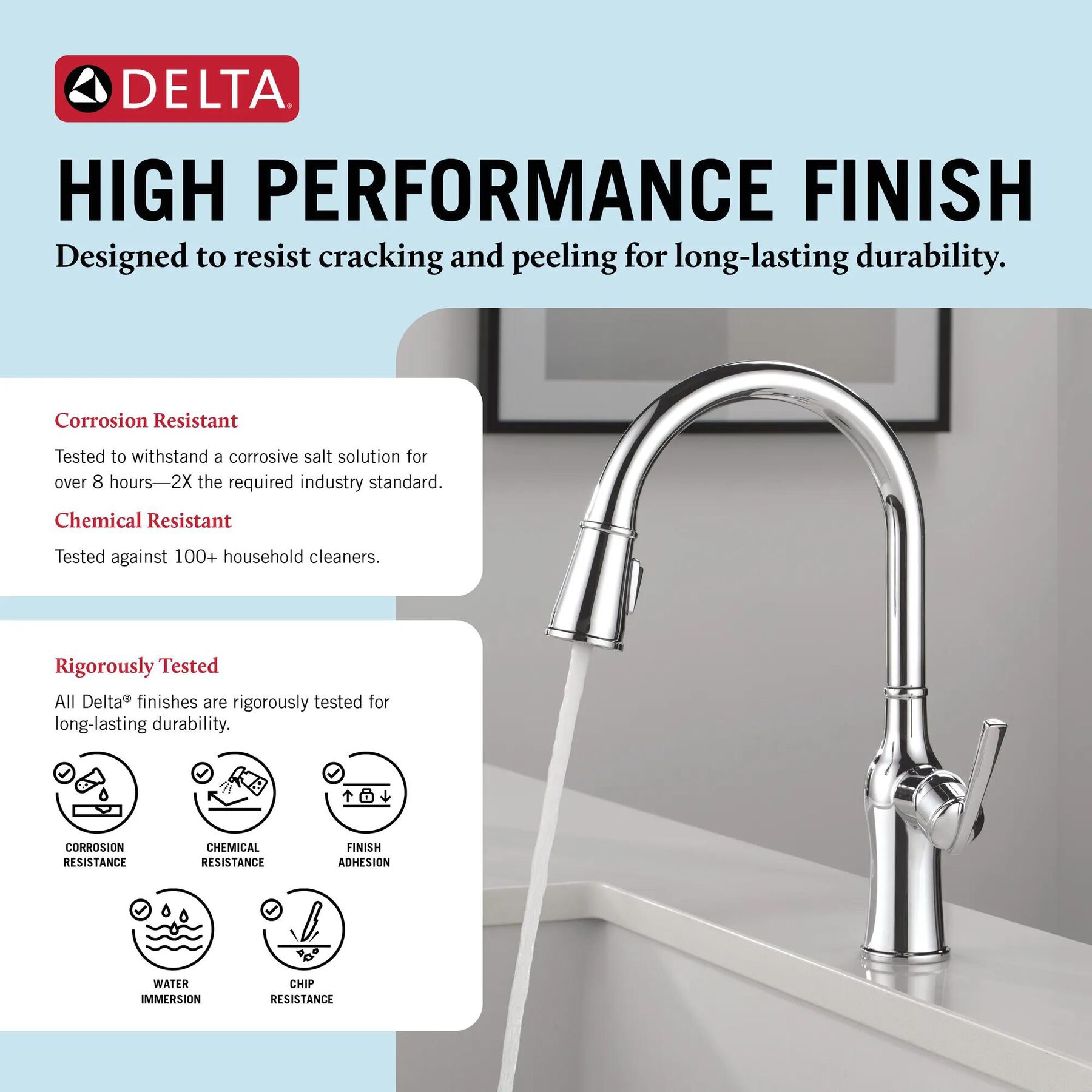 Single Handle Pull-Down Kitchen Faucet