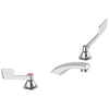 Two Handle Widespread Lavatory Faucet - Less Pop-Up