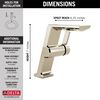 Single Handle Mid-Height Vessel Bathroom Faucet