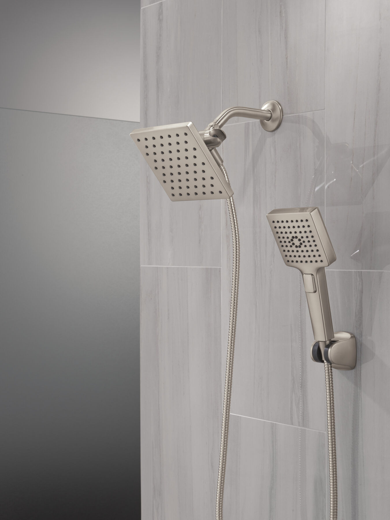 5-Setting Two-in-One Combination Shower with Additional Mount