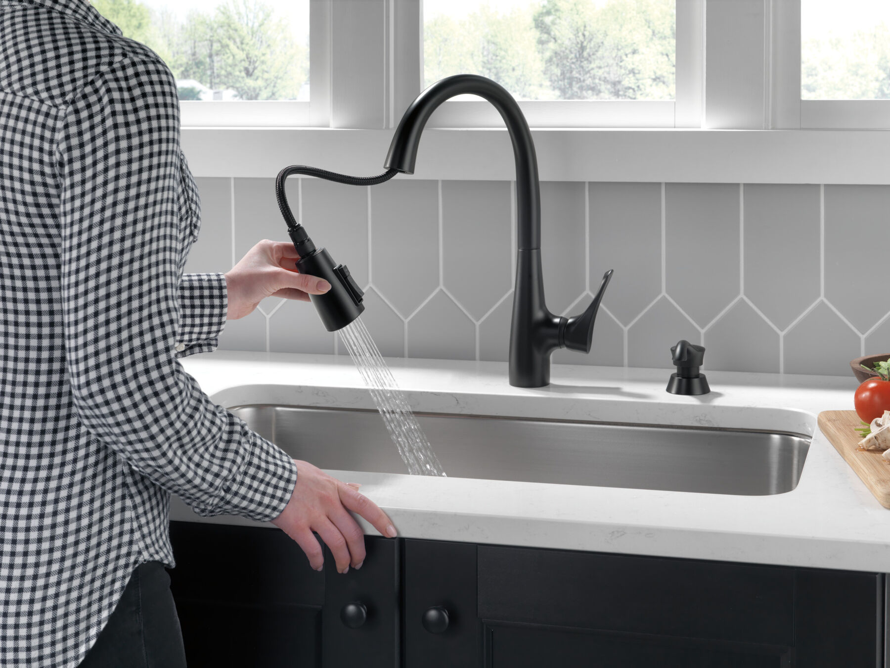 Single Handle Pull-Down Kitchen Faucet with ShieldSpray&reg; Technology (Recertified)