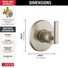 3-Setting 2-Port Diverter Trim