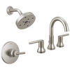 Widespread Lavatory Faucet with Shower Trim Bundle - 14 Series