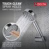4-Setting Hand Shower with Wall Mount featuring FeatherRain&trade; Spray